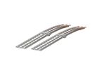 Jeu de rampes ouvertes aluminium pliables 680kg 2230x280mm largeur utile 275mm MW Tools SOP2200