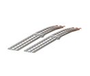 Jeu de rampes ouvertes aluminium pliables 680kg 2230x280mm largeur utile 275mm MW Tools SOP2200