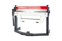 Plieuse de tôle manuelle et à pied largeur du travail 1270 mm 0-135° épaisseurs jusque 2 mm segments en haut incl. butée de longueur Torros PM1270
