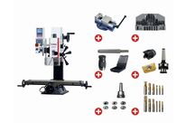 Perceuse-fraiseuse X 480 Y 175 mm Z 280 mm CM2/M10 0,85 kW 230V + accessoires indispensables Torros PACK PF20LD