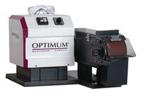 Ponceuse à bande professionnelle pour métaux 100x1190mm 19,4 m/s 1,3/1,8 kW 400V Optigrind GB100S 400V