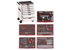 Servante d'outils blanc 7 tiroirs 240 pcs Teng Tools TCEMM240NW