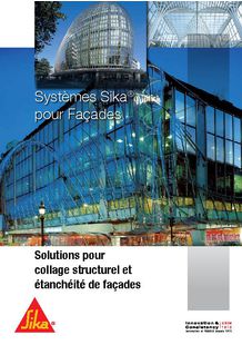 Solutions pour collage structurel et étanchéité de façades