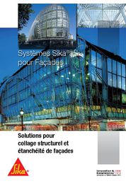 Catalogue Solutions pour collage structurel et étanchéité de façades
