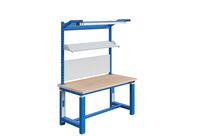 Poste de travail établi Cubo avec châssis en acier et plateau multiplex 1500 mm hauteur réglable électrique Sofame COD1500EUBIS