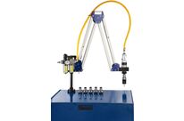 Bras de taraudage pneumatique de M10 à M20 200 rpm 6 bar portée effective 1600 mm avec 6 douilles de taraudage dia. 31 Vertex VAT-1620