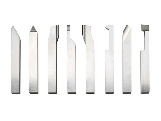 Jeu de 8 outils de tour HSS 10 x 10 mm MW Tools DBS0810