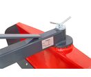 Lame niveleuse 160 cm pour micro-tracteurs - Rotation 360° - Attelage trois points Stattos TANVA160