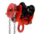 Chariot porte-palans 1 t avec entraînement par chaîne MW Tools HNRKG1T