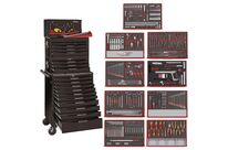 Servante black foam mega master set Teng Tools TCEMM699NBK