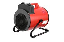 Chauffage électrique soufflant 5 kW - 3x400 V - Thermostat et inclinaison réglable - Portable - IP24 MW Tools WEL05ST