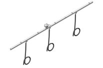 Ligne de rail avec 3 chariots coulissants sans entonnoirs | READY-KIT3