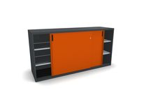 Armoire à portes coulissantes 8 tablettes - Hauteur 1000 mm