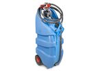 Caddy ravitailleur AdBlue mobile 110L en PE pompe manuelle + pistolet MW Tools TAD110M