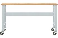 Établi modulaire Rubberwood avec roues 2000 mm MW Tools MOD200WR