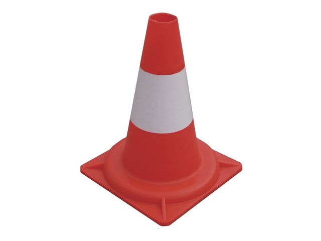 Cône de signalisation PE, 1 bande, par 10 pièces MW Tools VK200315