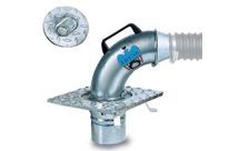 Système encastré dans le sol pour l&#039;aspiration des gaz d&#039;échappement