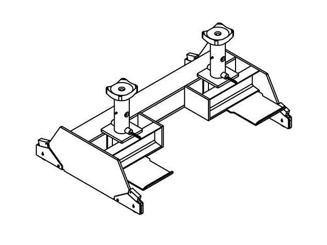 PONT SUPPORT UNIVERSEL GS 30T AVEC JEU DE ROULETTES