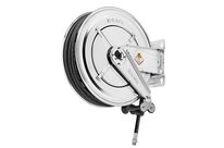 Enrouleur air et eau 20 m Ø G 1/2 (f) 20 bars Inox 304 avec enroulement automatique et support mural fixe Raasm RA.8532.101