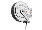 Enrouleur air et eau 20 m Ø G 1/2 (f) 20 bars Inox 304 avec enroulement automatique et support mural fixe Raasm RA.8532.101