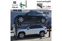 Pont parking à 4 colonnes 4T - Doubleur de parking mobile 220V | TyreON TPAL40