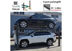 Pont parking à 4 colonnes 4T - Doubleur de parking mobile 220V | TyreON TPAL40