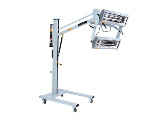 Sécheur infrarouge ( 2kW ) avec interrupteur horaire, sur la flèche - NTools FDS 2000 Plus
