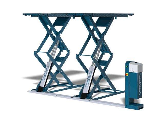 PONT CISEAUX PRISE SOUS COQUES JUMBO LIFT 3200 NT HYPERFLOW POSE AVEC CE-STOP, RAL 5001