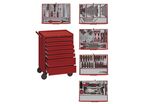 Servante d'atelier complète 215pcs Teng Tools TCMM215SV