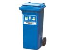 Conteneur de tri roulant 80 l bleu | B80LROUL Bleu 