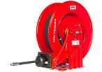 Enrouleur air, huile et eau 15 m Ø 1/2 160 bars Acier peint avec enroulement automatique et support mural fixe MW Tools SHAW1215