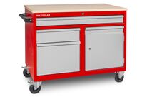 Établi mobile 3 tiroirs + 1 armoire MW Tools DEW12060L3