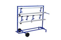 Chariot de marouflage pour 3 rouleaux de papier de 30 à 90cm : NTools SPM 3