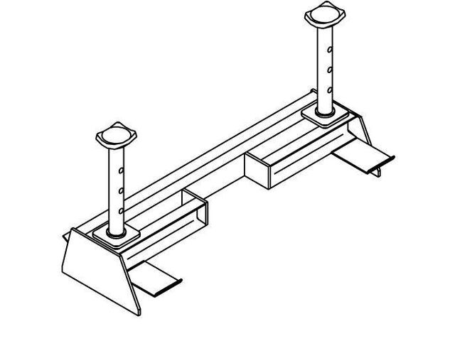 PONT SUPPORT UNIVERSEL GS 15T SANS JEU DE ROULETTES