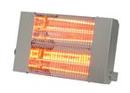 CHAUFFAGE ELECTRIQUE INFRAROUGE HALOGENE A QUARTZ PUISSANCE 4500 W -CARROSSERIE ACIER LAQUE NO