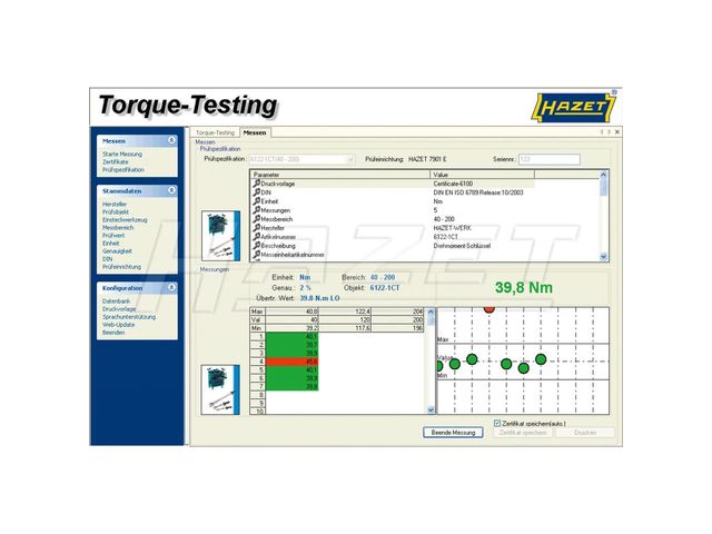 LOGICIEL DE CONTROLE TORQUE-TESTING