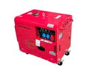 Groupe électrogène insonorisé diesel 6kW 3x400V+1x230V MW Tools DG65E