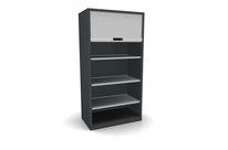 Armoire à rideau 4 tablettes