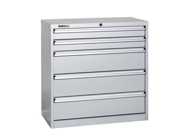 Caisson charges lourdes 5 tiroirs - L x P x H : 900 x 450 x 900 mm | Uniworks