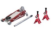 Pack cric rouleur 2,5T Alu et chandelles 3T MW Tools CAT25SET