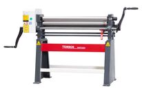 Rouleuse manuelle à 3 rouleaux asymétriques largeur du travail 1050 mm épaisseur jusque 2 mm en acier Torros RMF1000