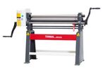Rouleuse manuelle à 3 rouleaux asymétriques largeur du travail 1050 mm épaisseur jusque 2 mm en acier Torros RMF1000