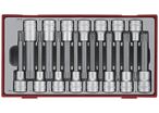 Jeu de douilles/ embouts ribe & spline TT1 tray 1/2 15 pièces Teng Tools TTRS15