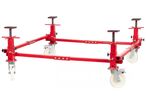 Chariot de carrosserie mobile 900 kg 4 supports MW Tools BD560