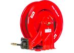 Enrouleur Graisse 15 m ø 1/4 400 bars Acier Peint avec enroulement automatique et support mural fixe MW Tools SHV1415