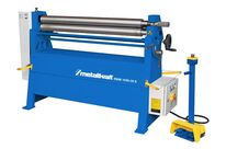 Rouleuse de tôle électrique à 3 rouleaux largeur du travail 1050 mm épaisseur jusque 3 mm en acier 1,1 kW 400V Metallkraft RBM1050-30E
