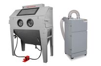 Cabine de sablage 420 L pro avec aspiration cyclonique externe MW Tools CAT420FC