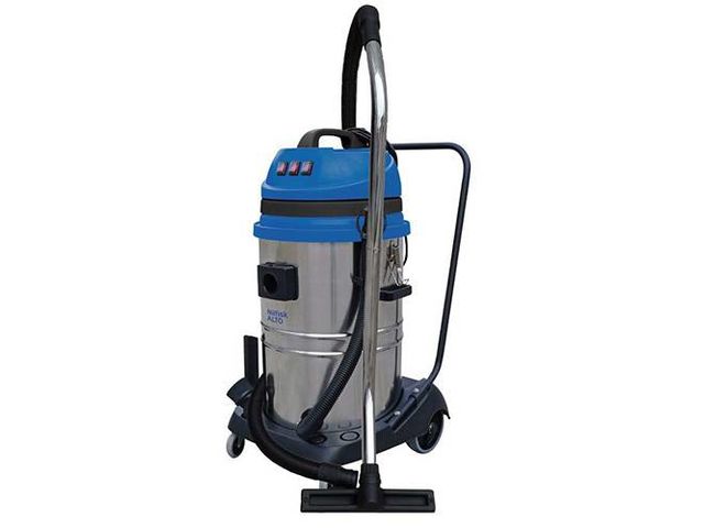 MAXXI 375 METAL ASPIRATEUR EAU ET POUSSIERE 3 MOTEURS DE 1200W CUVE METAL DE 75 L AVEC FLEXIBL