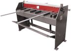 Cisaille guillotine manuelle par commande à pied - largeur du travail 1270 mm et épaisseurs jusque 1,2 mm en acier Torros SH127012