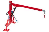 Grue de levage hydraulique 500 kg pour tracteur - Hauteur de levage 2,42 m - Attelage 3 points Torros TAHK0500